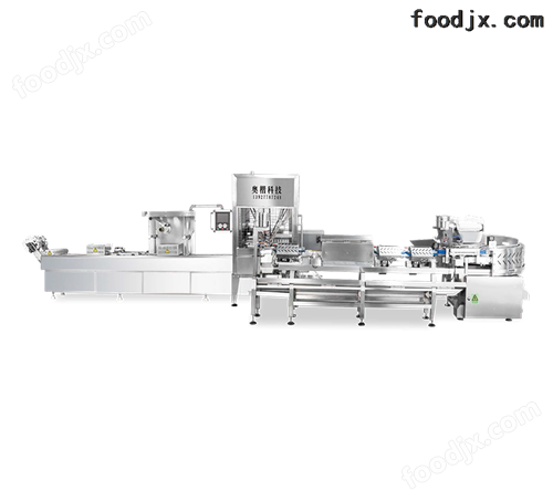 全自动香肠真空拉伸膜包装生产线 水泥包装生产线